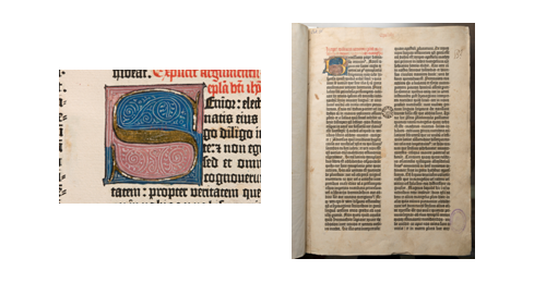 Imágenes de la Biblia de Gutenberg